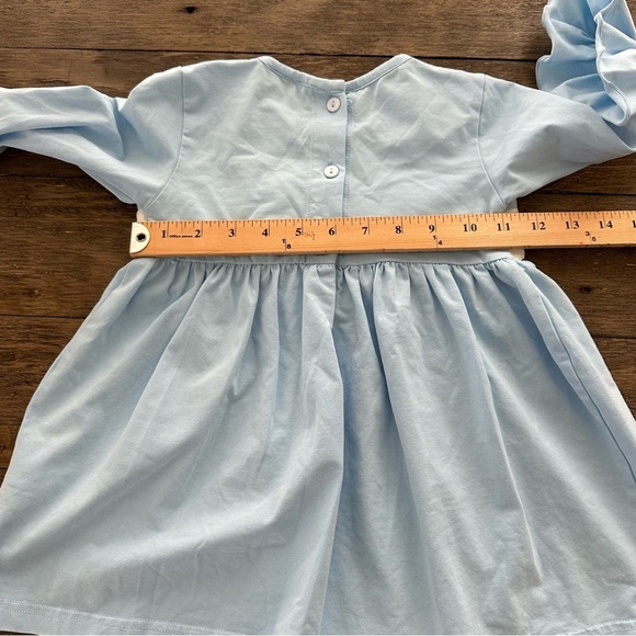 MK Clothing Designs girls 4T Smocked Disney Toy Story Knit Top Characters Blue - Picture 5 of 6